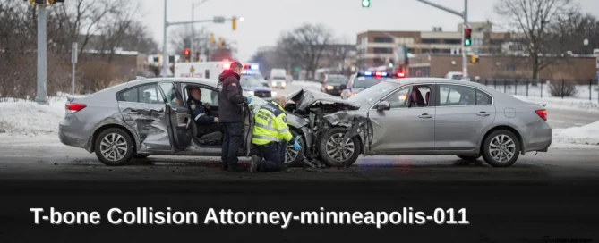 A T-bone or side-impact collision occurs when one vehicle strikes another at a 90-degree angle