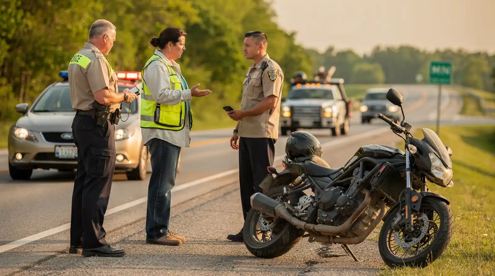 Most motorcycle accidents happen because of driver negligence rather than rider error.; Three-quarters of all